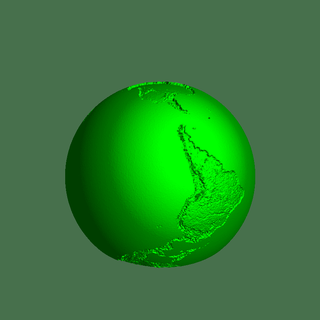 terre pianeta lampada 3d print model - Mito3D