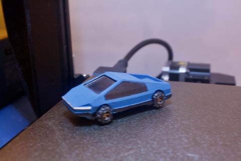 Tesla Cyber LKW Fahrzeuge 3d print model - Mito3D