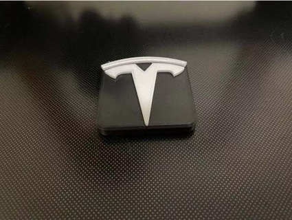 Tesla logotipo eixo cobrir bainha ender 3 v2 3d print model - Mito3D