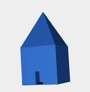 test house Architecture & Landscape 3d print model - Mito3D