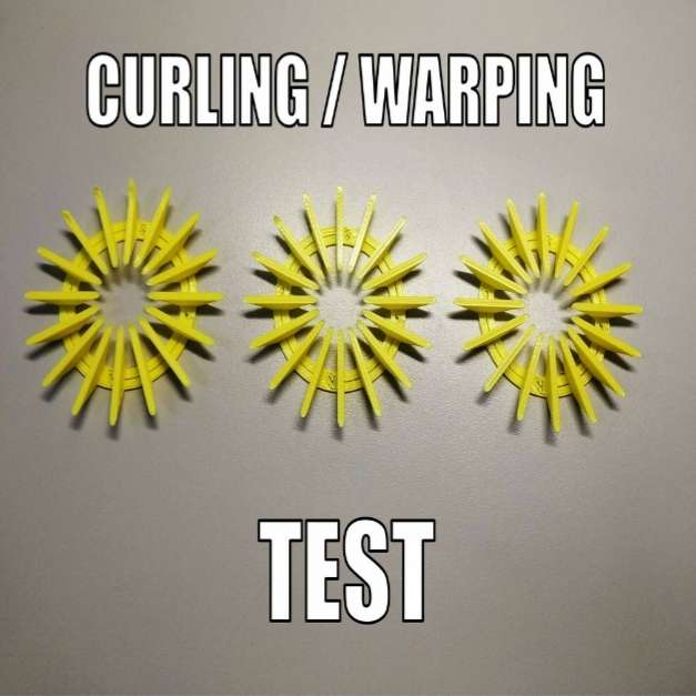 test warping curling Tools 3D print model - Mito3D
