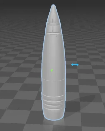 tête d'obus 3d modèles télécharger créalité nuage 3d print model - Mito3D