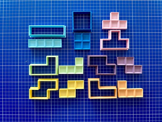 tetris biscotto frese 3d modelli scarica creality nube 3d print model - Mito3D