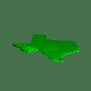 Texas 3d print model - Mito3D