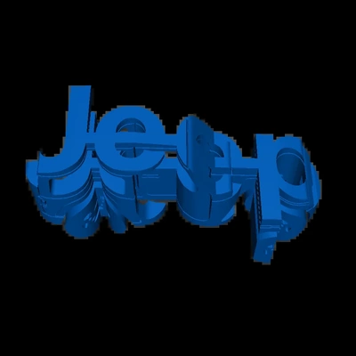 text flip jeep 3d models download creality cloud 3d print model - Mito3D