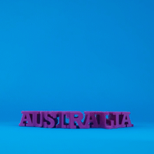 texto giro Austrália 3d print model - Mito3D