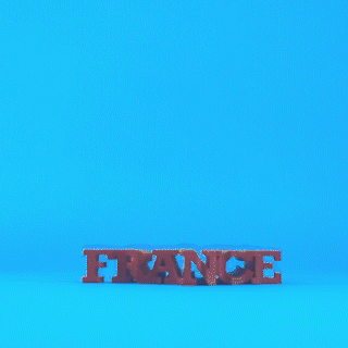 Text Flip Frankreich 3d print model - Mito3D