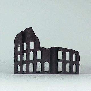 texto giro Roma Coliseu 3d modelos baixar crialidade nuvem arquitetônico 3d print model - Mito3D