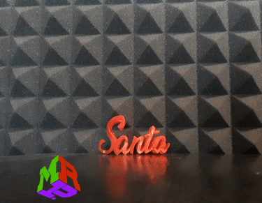 text flip - santa Men 3d print model - Mito3D