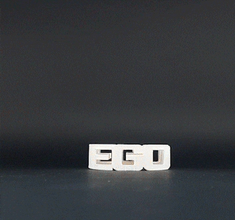 texto giro ego morte 3d print model - Mito3D