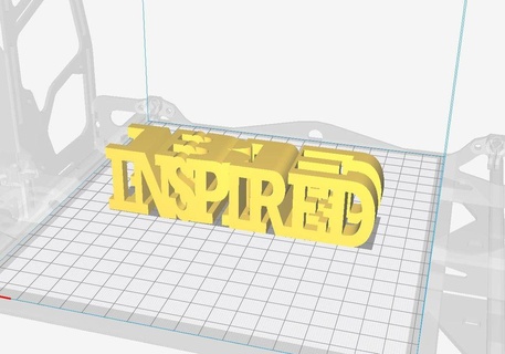 Text Flip inspiriert 3d print model - Mito3D