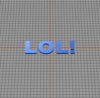 text lol Others 3d print model - Mito3D
