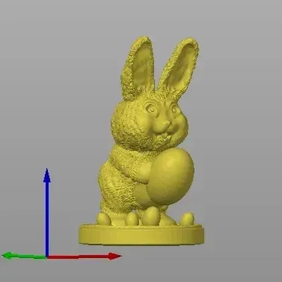 conejo pascua 3d modelos descargar crealidad nube 3d print model - Mito3D