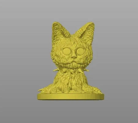 gato monstruo 3d modelos descargar crealidad nube 3d print model - Mito3D