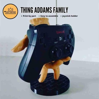 cosa Addams familia palanca mando soporte 3d print model - Mito3D