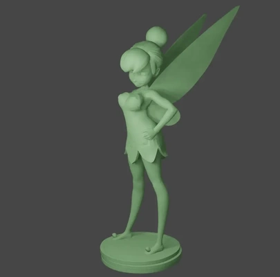 campanita disney pedro pan 3d modelos descargar crealidad nube 3d print model - Mito3D