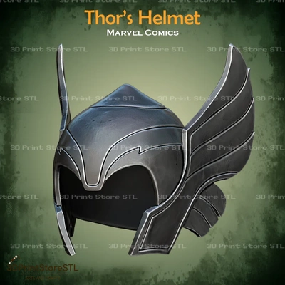 thor helm cosplay wunder stl datei 3d modelle download realität wolke masken helme 3d print model - Mito3D