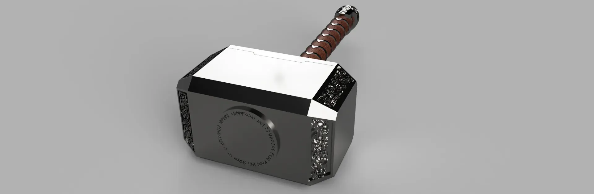 thor mjolnir mcu 3d modelli scarica creality nube 3D print model - Mito3D