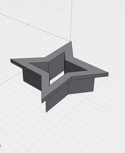 lancement étoile biscuit coupeur 3d modèles télécharger créalité nuage 3d print model - Mito3D