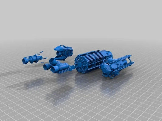 propulseurs gaslands gubbins 3d modèles télécharger créalité nuage 3d print model - Mito3D