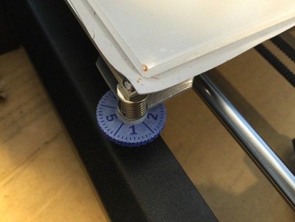 botão giratório m3 escala 001mm firmeza impressora partes acessórios 3d print model - Mito3D