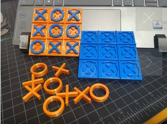 tic tac toe 3d modeller indir creality bulut 3d print model - Mito3D