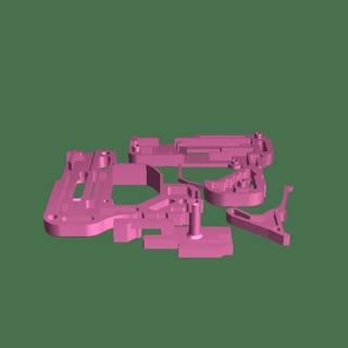 tic tac pistola 3d modelos descargar crealidad nube juguete armas 3d print model - Mito3D