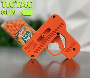 TIC Tac pistola 3d modelos descargar crealidad nube juguete armas 3d print model - Mito3D