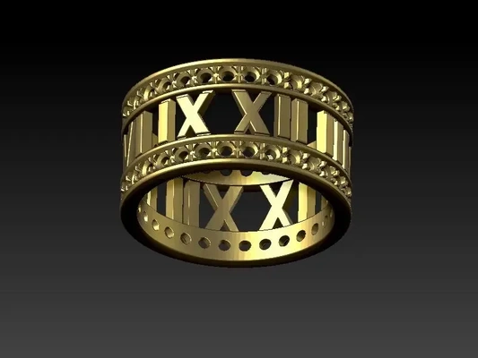 tiffany atlas ring 3d models download creality cloud 3d print model - Mito3D