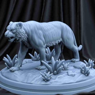 Tiger Säugetier 3d print model - Mito3D