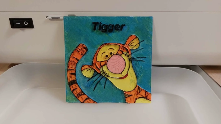 tigger imagen 3d modelos descargar crealidad nube 3d print model - Mito3D