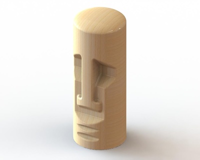 tiki tool handle Others 3d print model - Mito3D