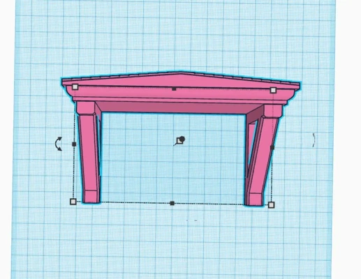 bebaut veranda galgen halterung 3d modelle download realität wolke 3d print model - Mito3D