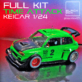 time attack keicar modelkit 1 24 Vehicles 3d print model - Mito3D
