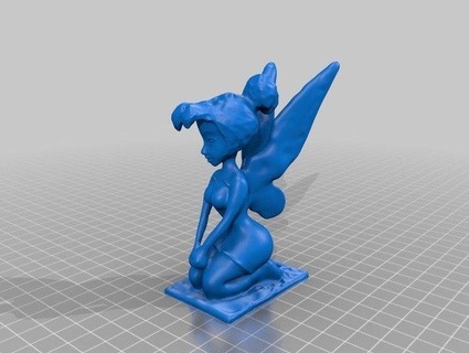 Sininho ficcional personagens 3d print model - Mito3D