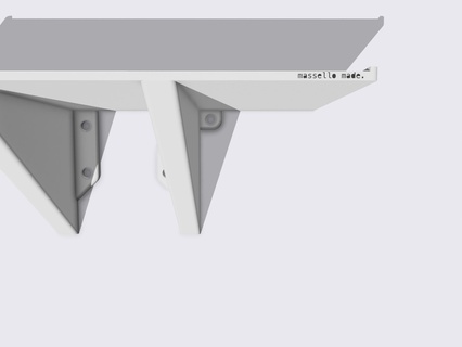 tiny tech shelf Furniture 3d print model - Mito3D
