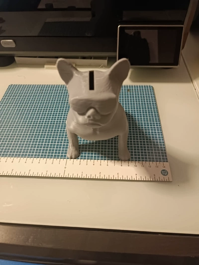 tirelire buldogue fran ais 3d modelos baixar crialidade nuvem 3d print model - Mito3D