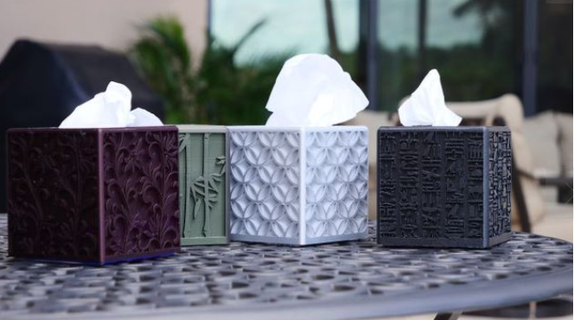 tissue box cover Home Decor 3d print model - Mito3D