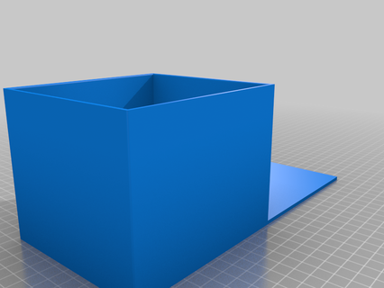 tissue box holder square Home Decor 3d print model - Mito3D
