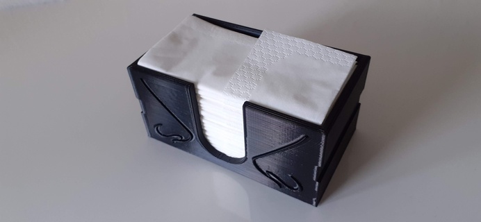 tessuto scatola domestico 3d print model - Mito3D