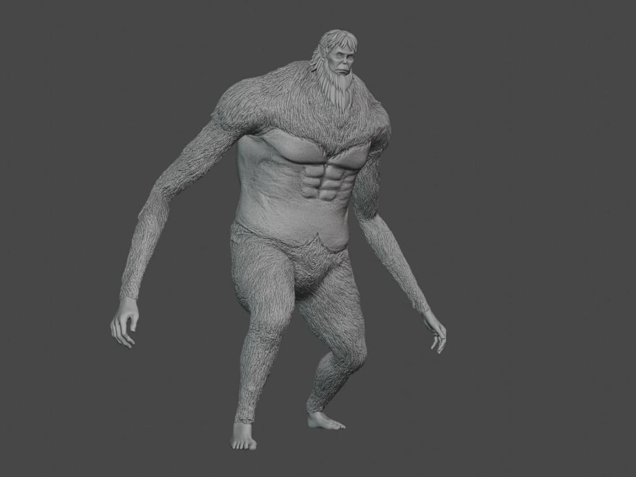 titán bestia caracteres 3D print model - Mito3D
