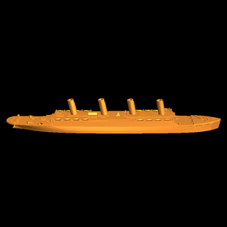 Titanic 3d Modelle download Realität Wolke Kreuzer 3d print model - Mito3D