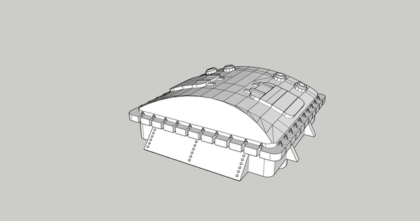 titânico arco Carregando Escotilha Atualizada versões 3d print model - Mito3D
