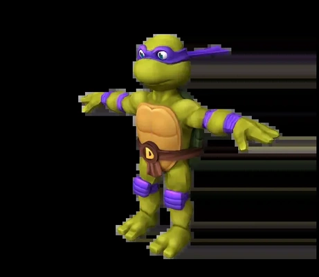 tmnt donatello 3d modelle download realität wolke 3d print model - Mito3D