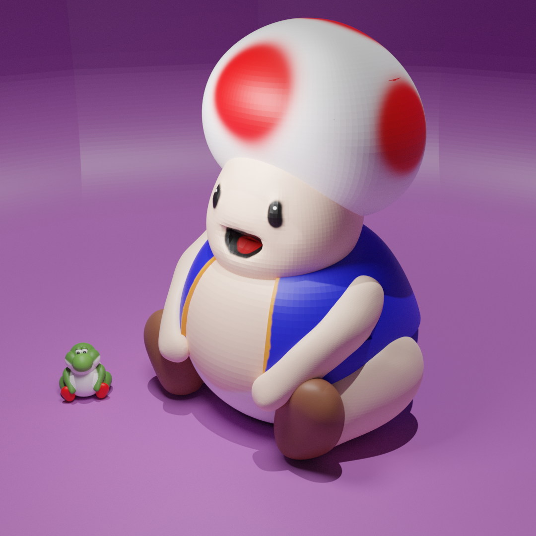 sapo mario meme gordura personagens 3D print model - Mito3D