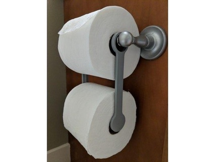 toilette papier extenseur Ménage 3d print model - Mito3D