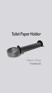 toilet paper holder Household 3d print model - Mito3D