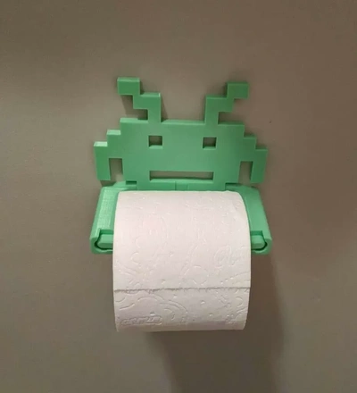 toilette papier 3d modèles télécharger créalité nuage 3d print model - Mito3D