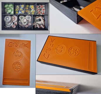 gettone scatola stella guerre legione tavola Giochi giocattoli 3d print model - Mito3D