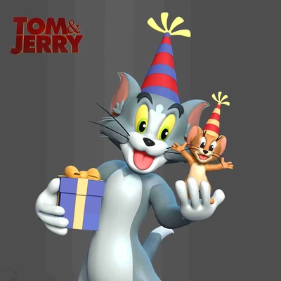 tom jerry 3d modelle download realität wolke 3d print model - Mito3D